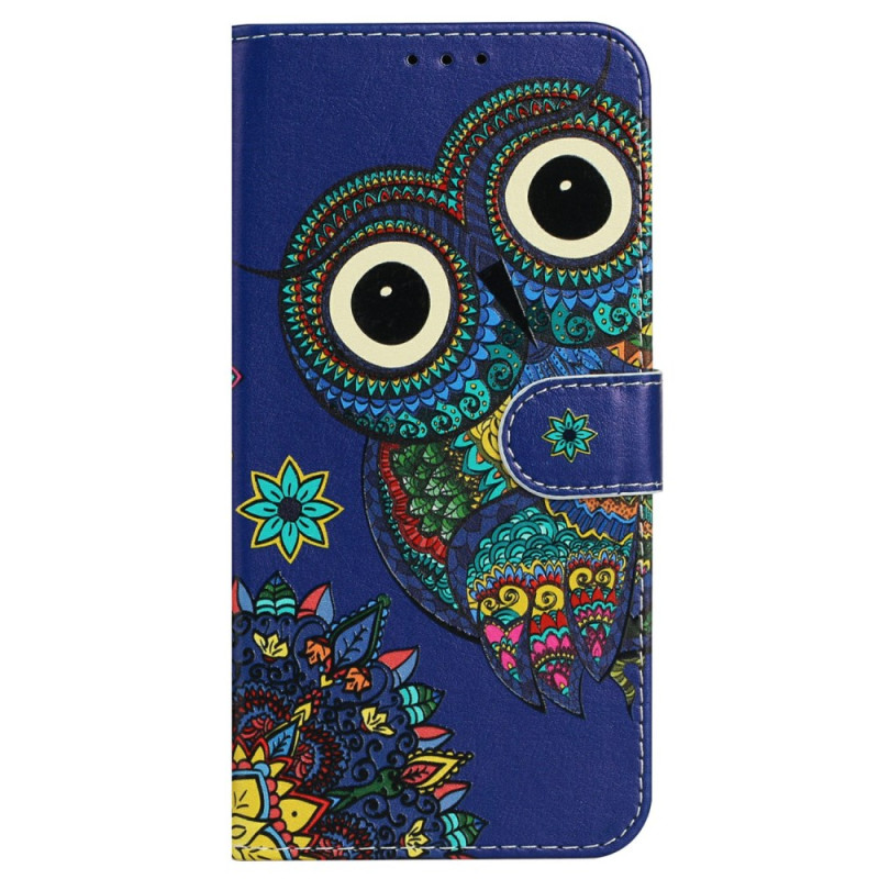 Housse iPhone 17E / 16E Chouette Bleue