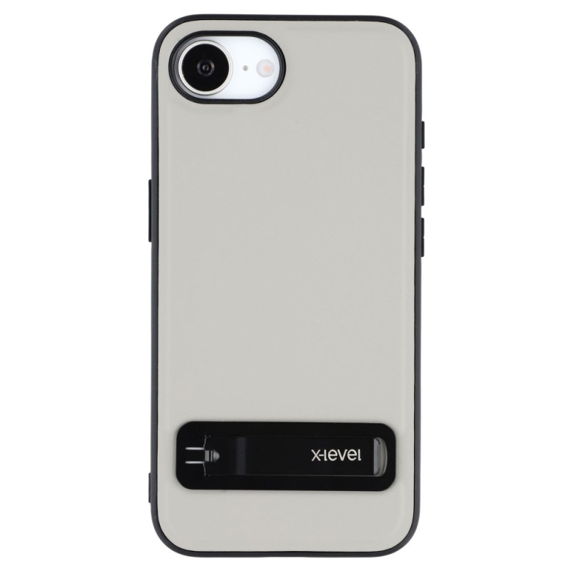 Coque iPhone 17E / 16E Effet Cuir Support X-LEVEL