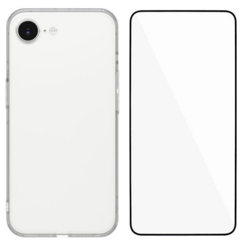 Coque iPhone 17E / 16E Transparente avec Protection Écran