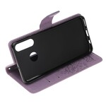 Housse Huawei P Smart Z Arbre et Hiboux à Lanière