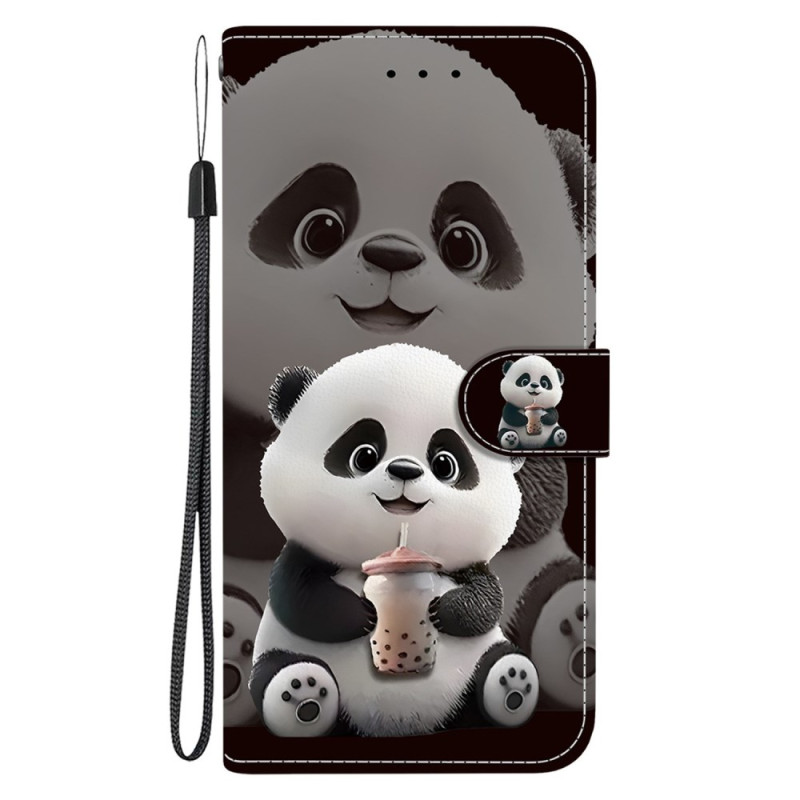 Housse iPhone 17E / 16E Panda Milk Tea