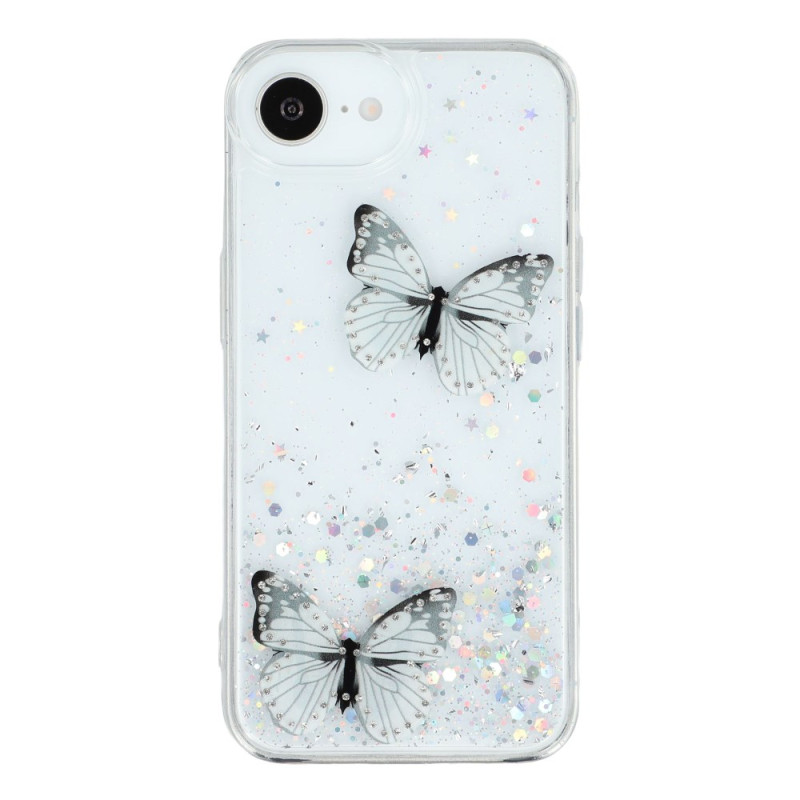 Coque iPhone 17E / 16E Papillon en Résine