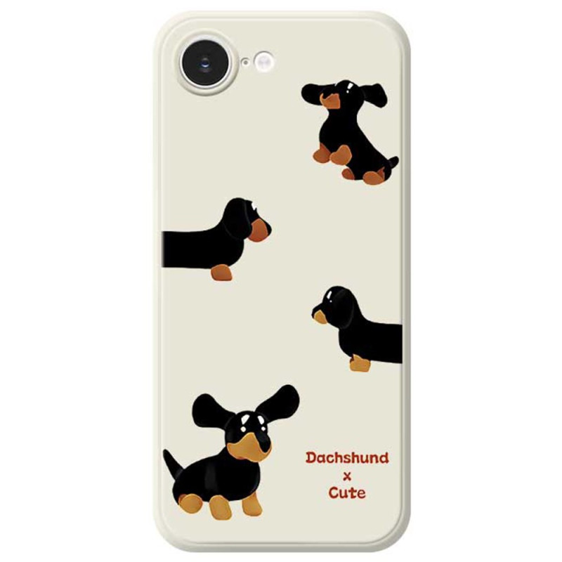 Coque iPhone 17e / 16e Bord Droit 4 Teckels