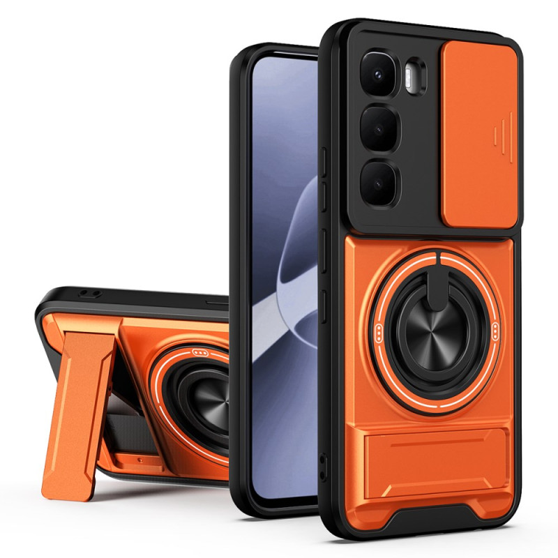 Coque Infinix Hot 60 Pro 4G  Magnétique Support et Protection Caméra Coulissante