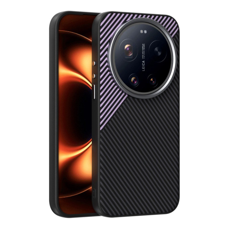 Coque Xiaomi 17 Ultra 5G Magnétique Texture Fibre Carbone