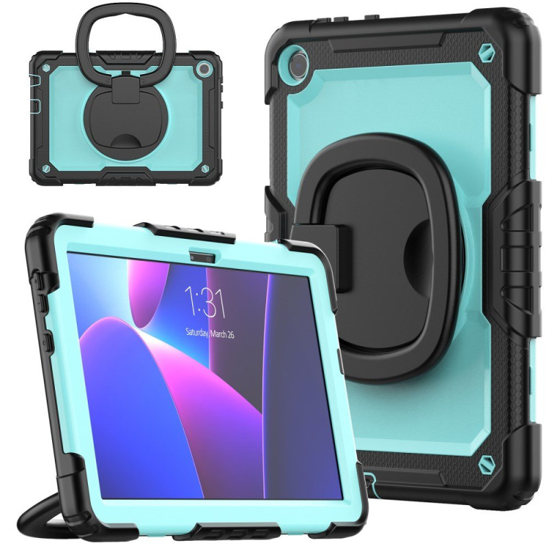 Coque Lenovo Tab M10 (Gen 3) TB-328FU / TB-328XU Rotation 360°, Béquille & Bandoulière