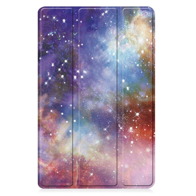 Smart Case Samsung Galaxy Tab A11 Plus / A9 Plus Imprimé Galaxie avec Support