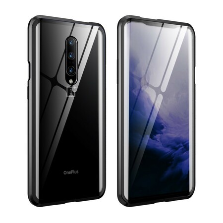 Housse OnePlus 7 Pro Verre Trempé et Rebords Métal