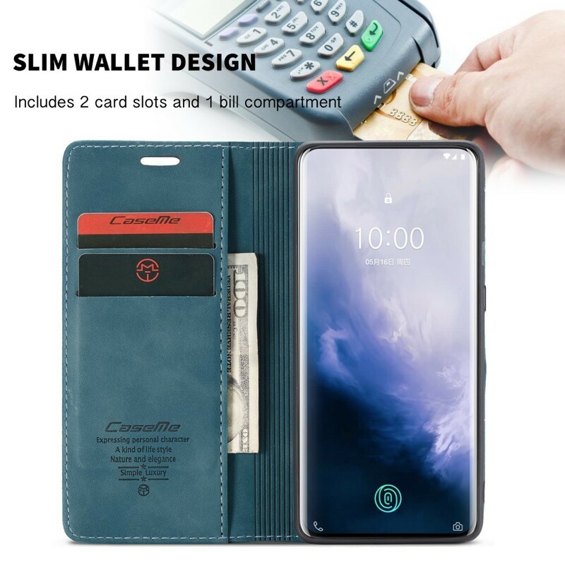 Flip Cover OnePLus 7 Pro CASEME Simili Cuir Flip Cover OnePLus 7 Pro CASEME Simili Cuir