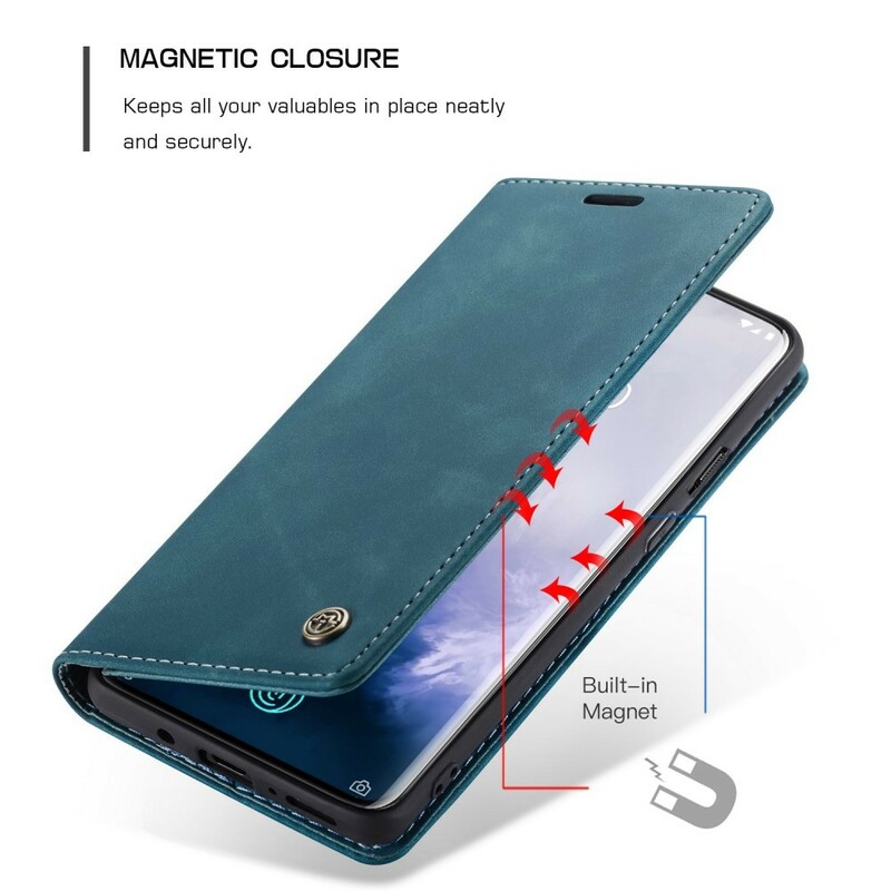 Flip Cover OnePLus 7 Pro CASEME Simili Cuir Flip Cover OnePLus 7 Pro CASEME Simili Cuir