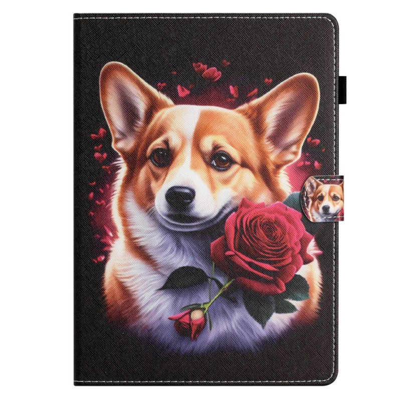Housse Samsung Galaxy Tab A 10.1 (2016) Chien Fleuri
