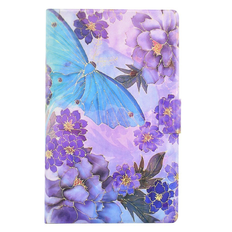 Housse Samsung Galaxy Tab A 10.1 (2016) T580 / T585 - Pivoines et Papillons