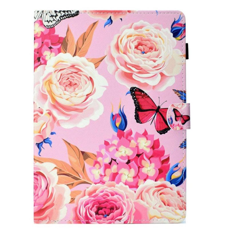 Housse Samsung Galaxy Tab A 10.1 (2016) Fleurs et Papillons