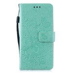 Housse Samsung Galaxy A40 Papillons en Tourbillon Housse Samsung Galaxy A40 Papillons en Tourbillon