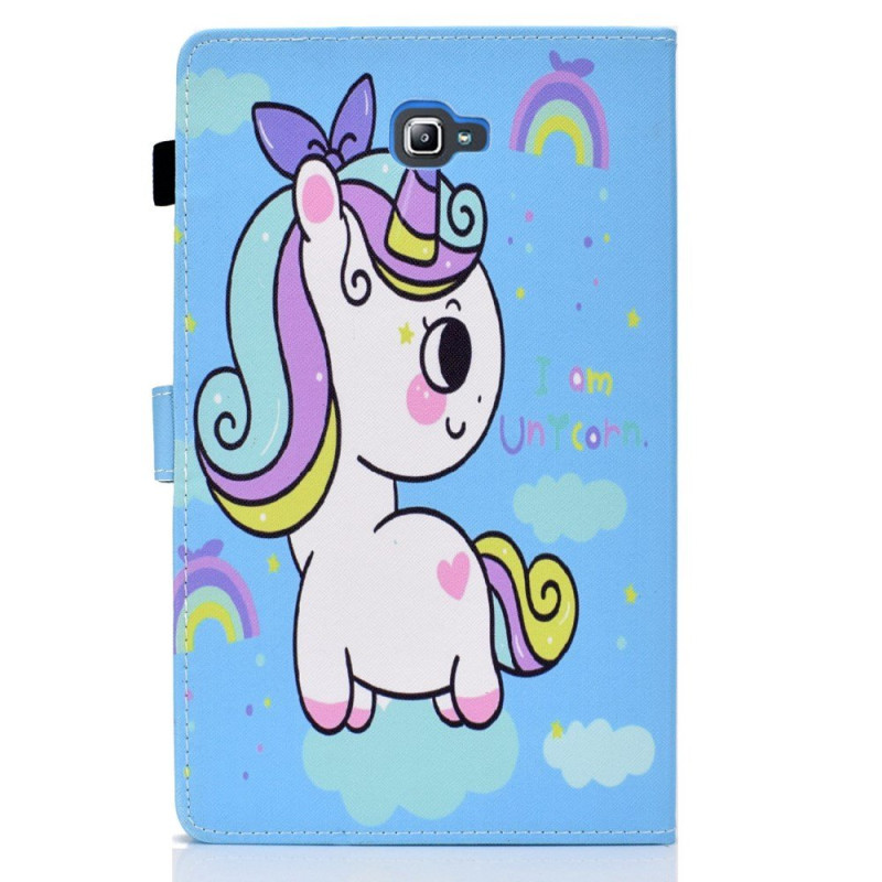 Housse Samsung Galaxy Tab A 10.1 (2016) Licorne Arc-en-ciel