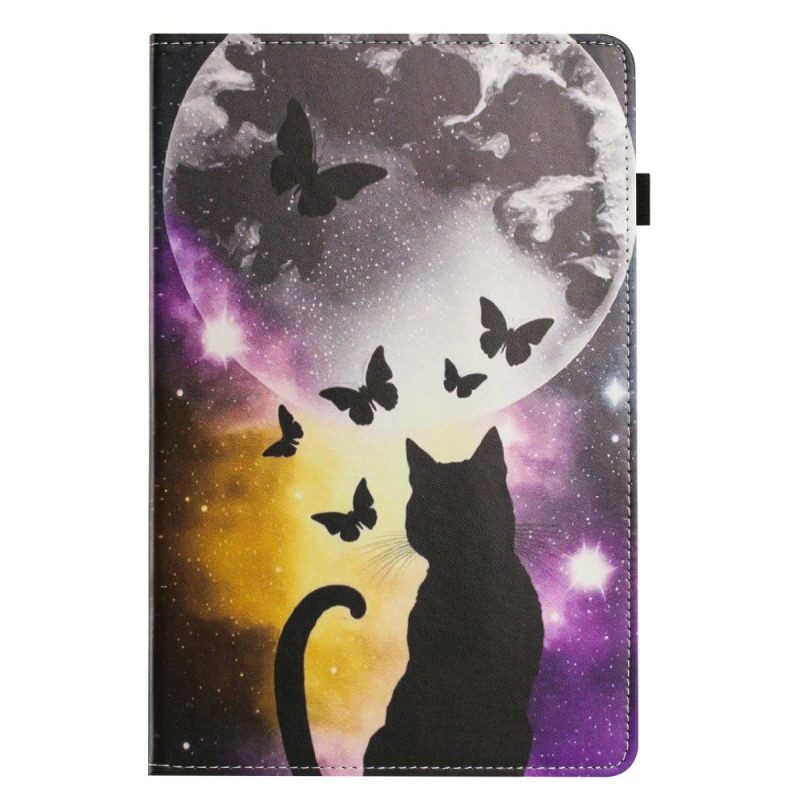 Étui Samsung Galaxy Tab A 10.1 (2016) Chat sous la Lune