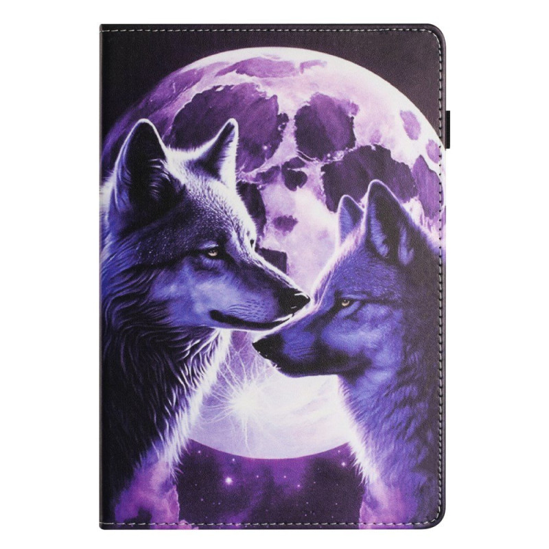 Étui Samsung Galaxy Tab A 10.1 (2016) Loups Ciel Étoilé