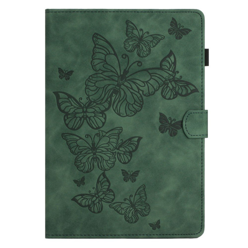 Housse Samsung Galaxy Tab A 10.1 (2016) Effet Daim Papillons