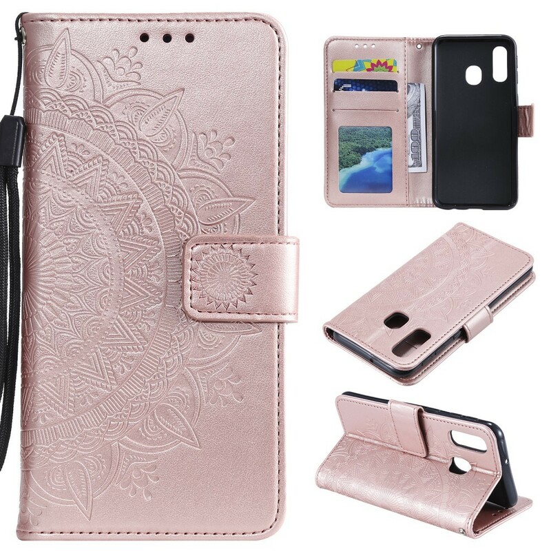 Housse Samsung Galaxy A40 Mandala Soleil