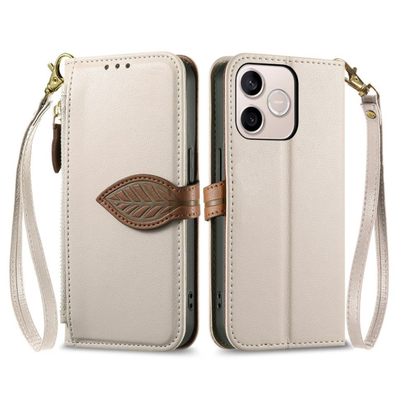 Housse Honor 600 Lite Design Feuille