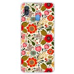 Coque Samsung Galaxy A40 Tapisserie Fleurie Coque Samsung Galaxy A40 Tapisserie Fleurie