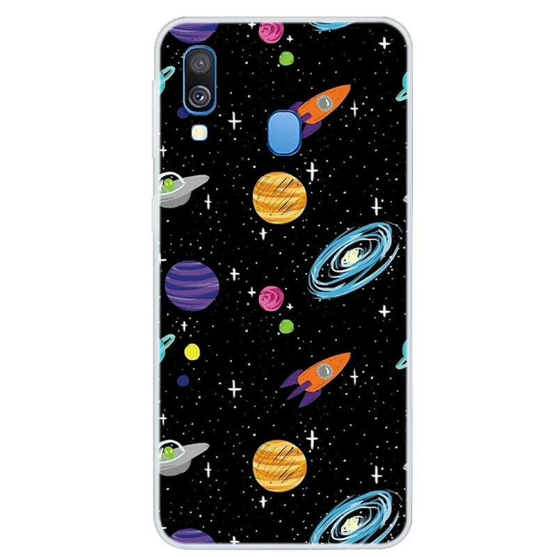 Coque Samsung Galaxy A40 Planète Galaxie
