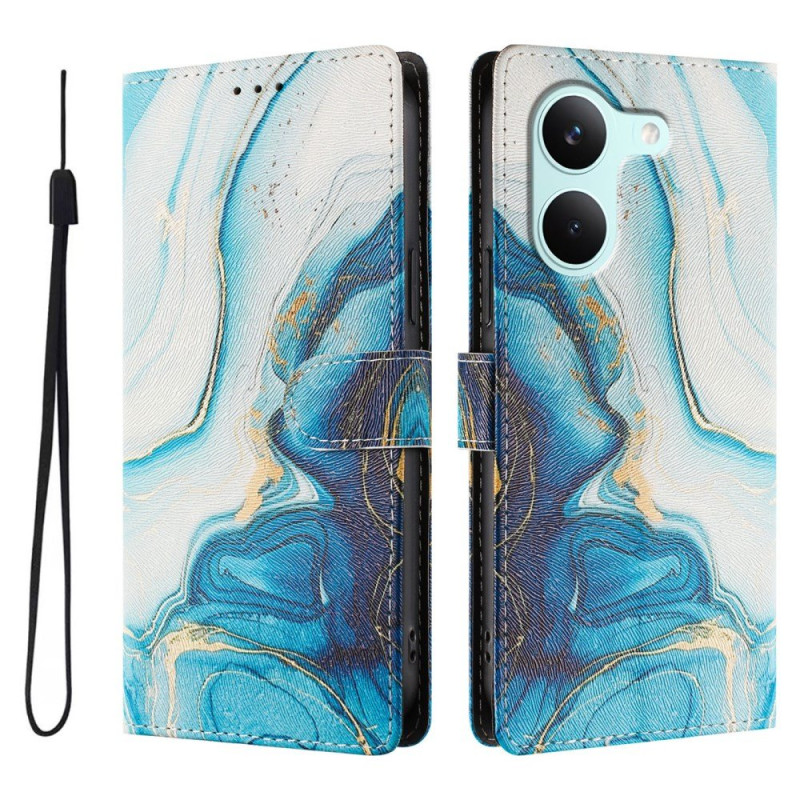 Housse Poco X8 Pro 5G Marbre Bleu