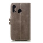 Housse Samsung Galaxy A40 Simili Cuir Chaton Housse Samsung Galaxy A40 Simili Cuir Chaton