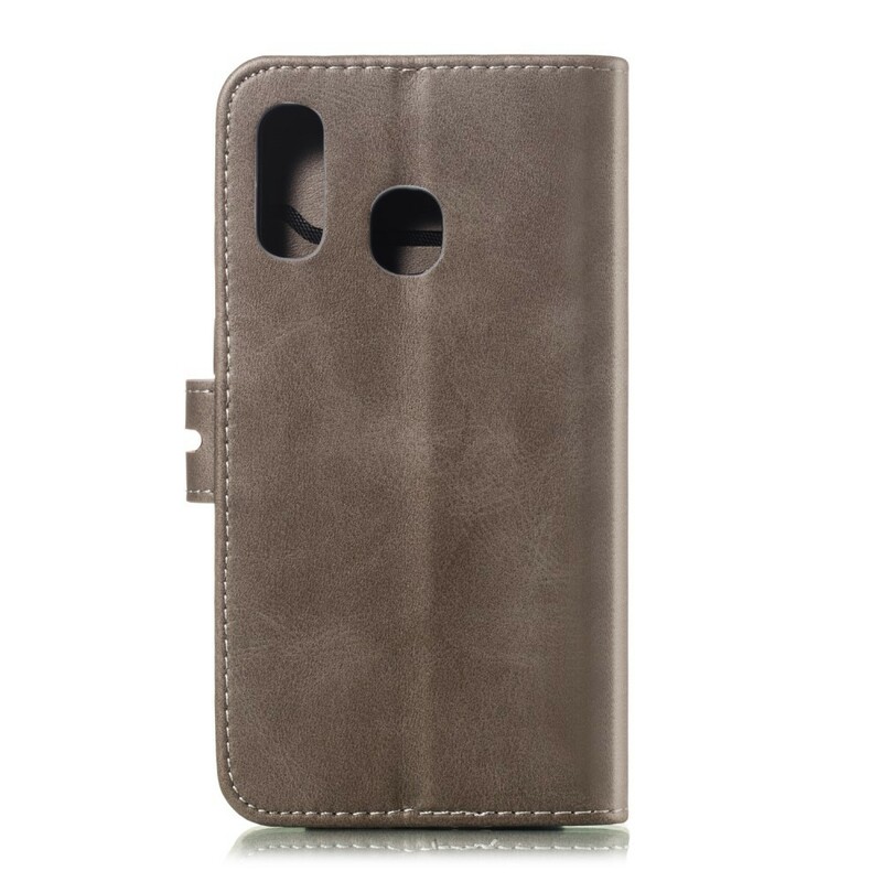 Housse Samsung Galaxy A40 Simili Cuir Chaton Housse Samsung Galaxy A40 Simili Cuir Chaton