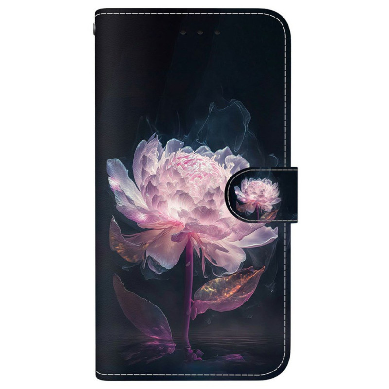 Housse Oppo A6 5G / A6X 5G / 4G Pivoine Violette