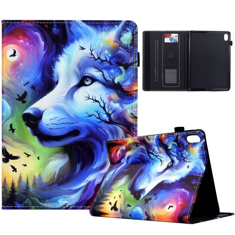 Housse Xiaomi Redmi Pad 2 Loup aux Étoiles