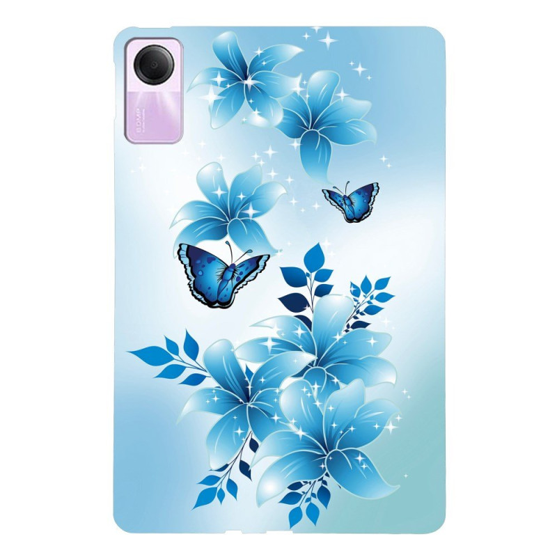 Coque Xiaomi Redmi Pad 2 Papillons Bleus