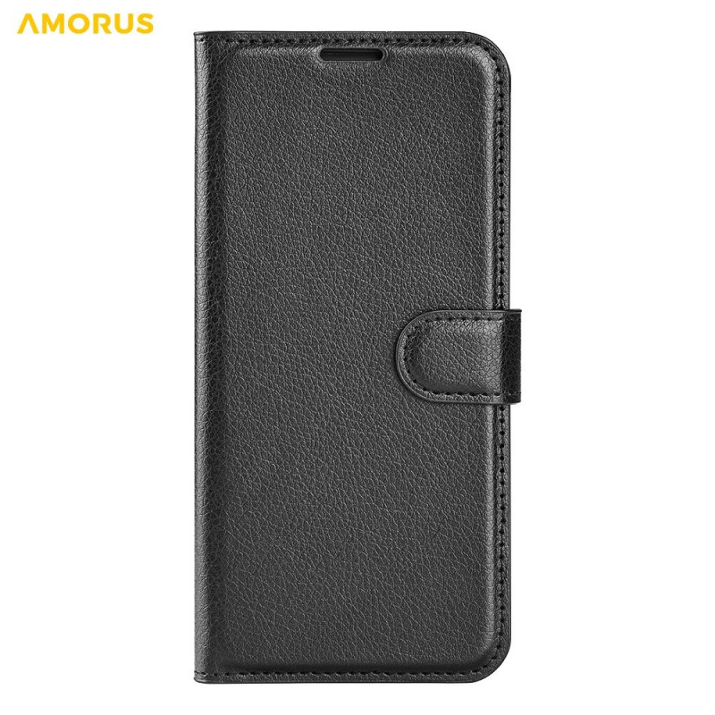 Housse Oppo A6X 5G Simili Cuir Litchi