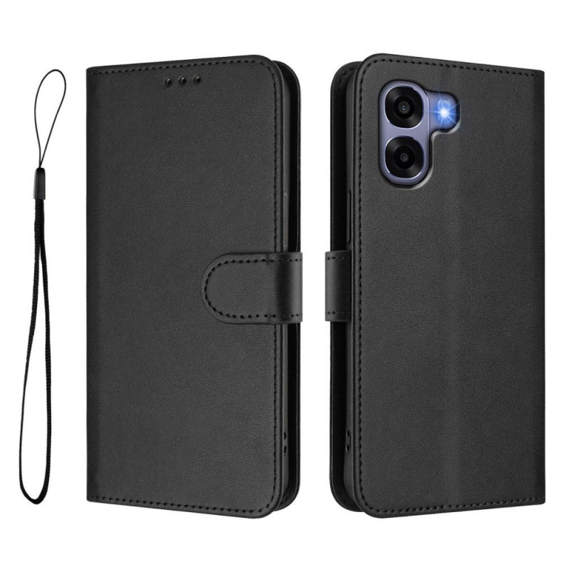 Housse Oppo A6X 4G Effet Cuir avec Blocage RFID