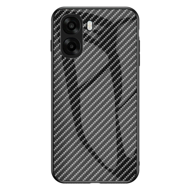 Coque Oppo A6X 5G / 4G Verre Trempé Fibre Carbone