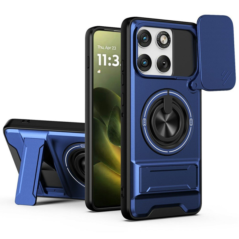 Coque Motorola Edge 70 Anneau-Support et Protection Caméra