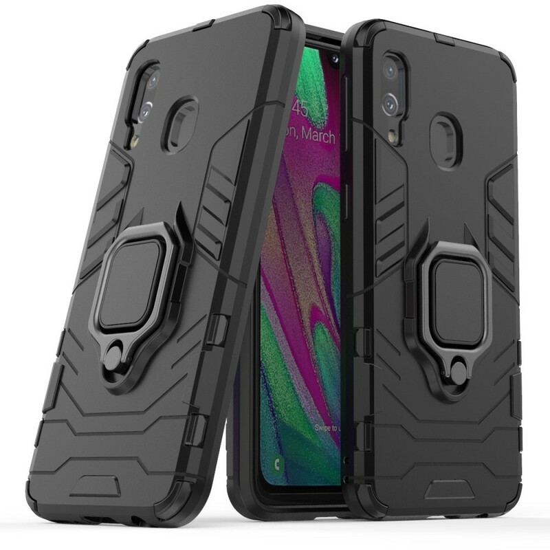 Coque Samsung Galaxy A40 Ring Résistante