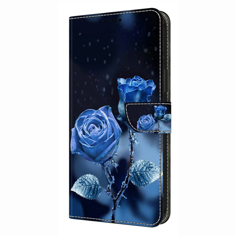 Housse Motorola Edge 70 Fusion Roses Bleues