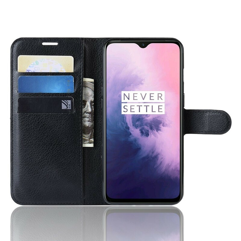 Housse OnePlus 7 Effet Litchi Rétro Housse OnePlus 7 Effet Litchi Rétro
