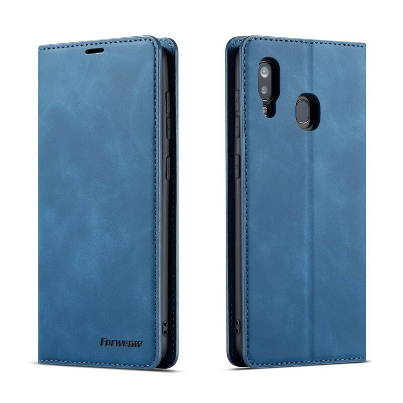 Housse Samsung Galaxy A40 Effet Cuir FORWENW