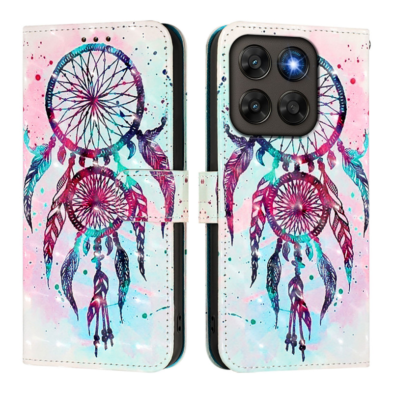 Housse Moto G77 / G67 Attrape-Rêves Coloré
