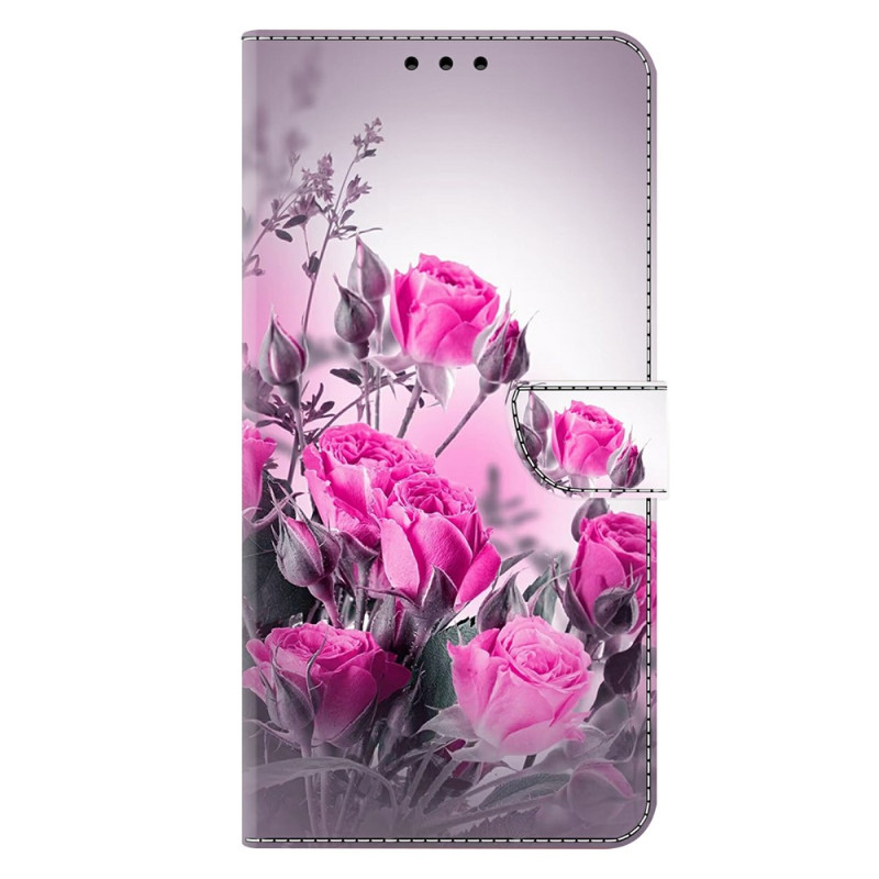 Housse Moto G77 / G67 Tulipes