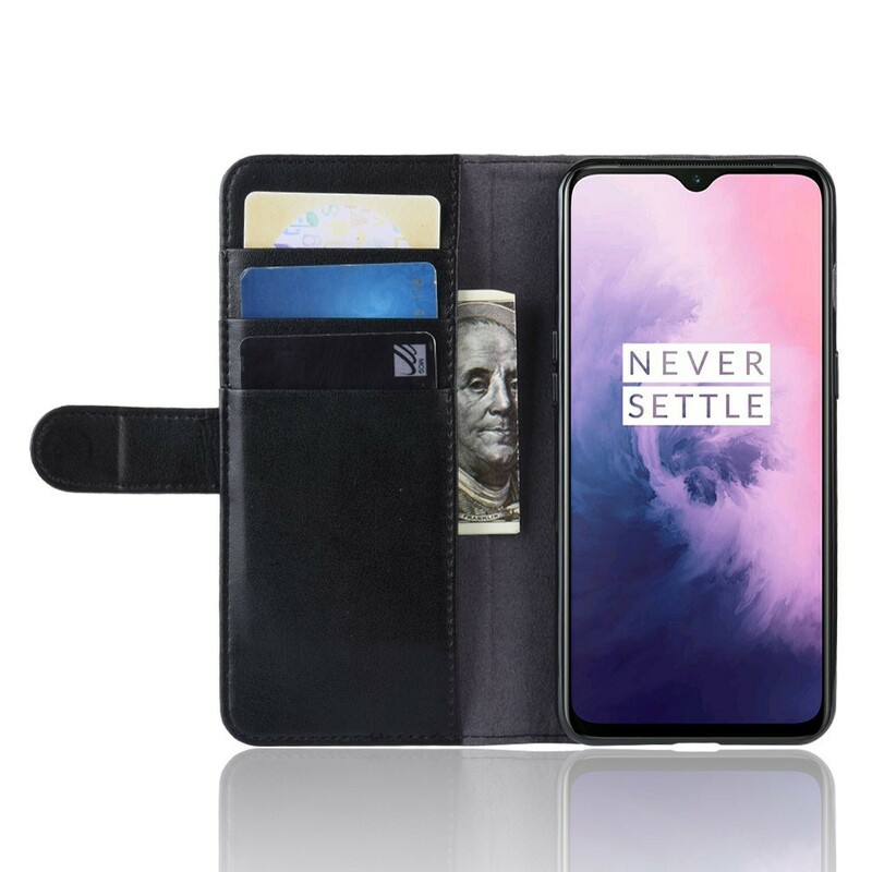Housse OnePlus 7 Cuir Fendu Housse OnePlus 7 Cuir Fendu