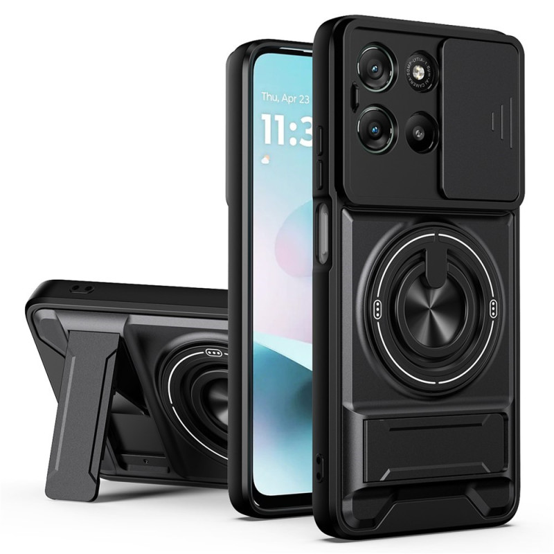Coque Moto G77 / G67 Ultra Résistante avec Support et Protection Caméra