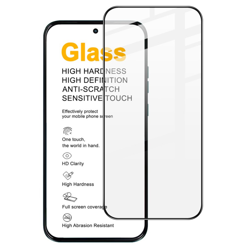 Protection en Verre Trempé Intégrale pour Écran Moto G77 / G67 (déverrouillage par empreinte)
