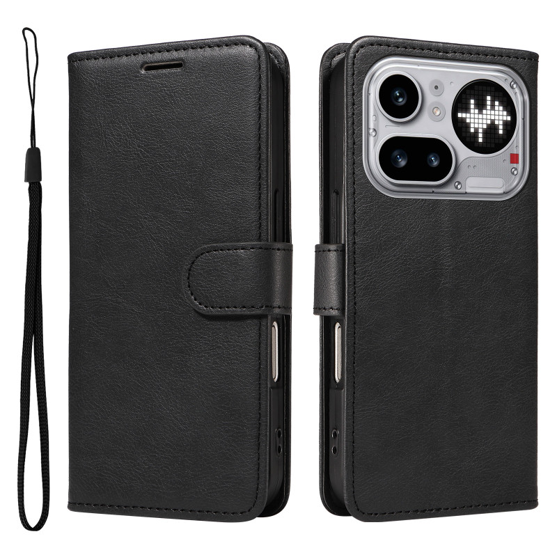 Housse Nothing Phone (4a) Pro Effet Cuir Uni