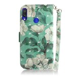Housse Xiaomi Redmi Note 7 Branche en Fleurs à Lanière Housse Xiaomi Redmi Note 7 Branche en Fleurs à Lanière
