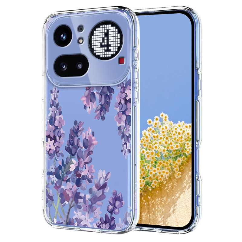 Coque Nothing Phone (4a) Pro Transparente Fleurettes