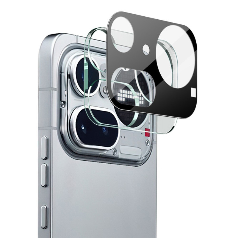 Lentille de Protection en Verre Trempé pour Nothing Phone (4a) Pro (noire)