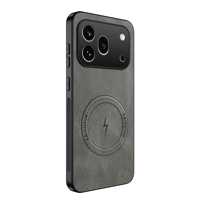 Coque Honor 600 Pro Magnétique Effet Cuir
